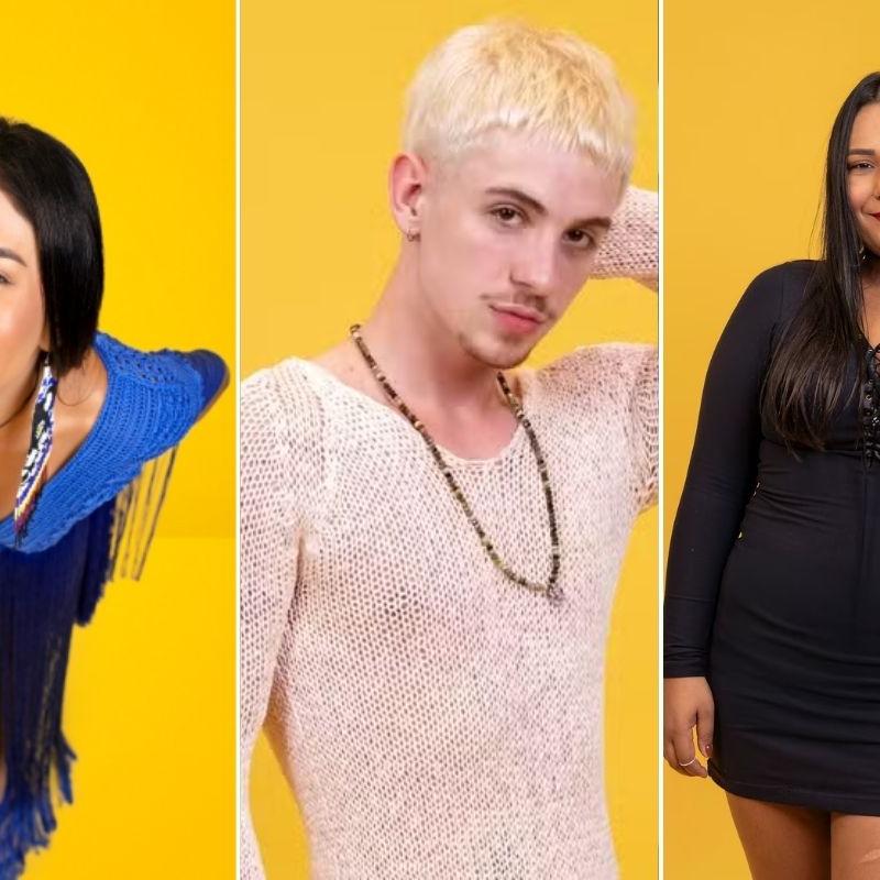 Marciele, Juliano Floss e Chaiany estão no paredão.