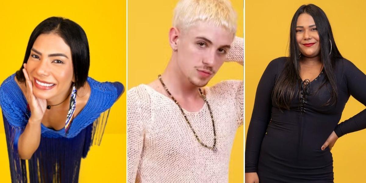 Marciele, Juliano Floss e Chaiany estão no paredão.