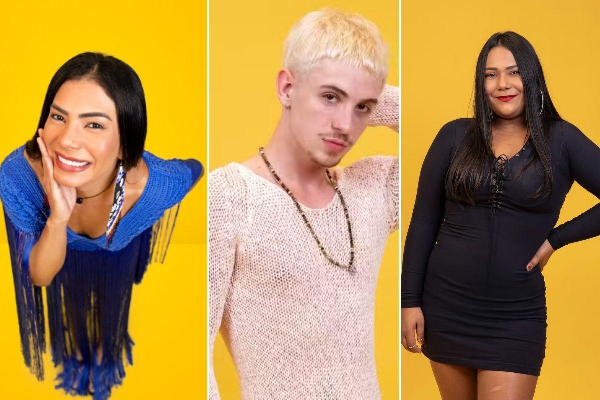 Marciele, Juliano Floss e Chaiany estão no paredão.