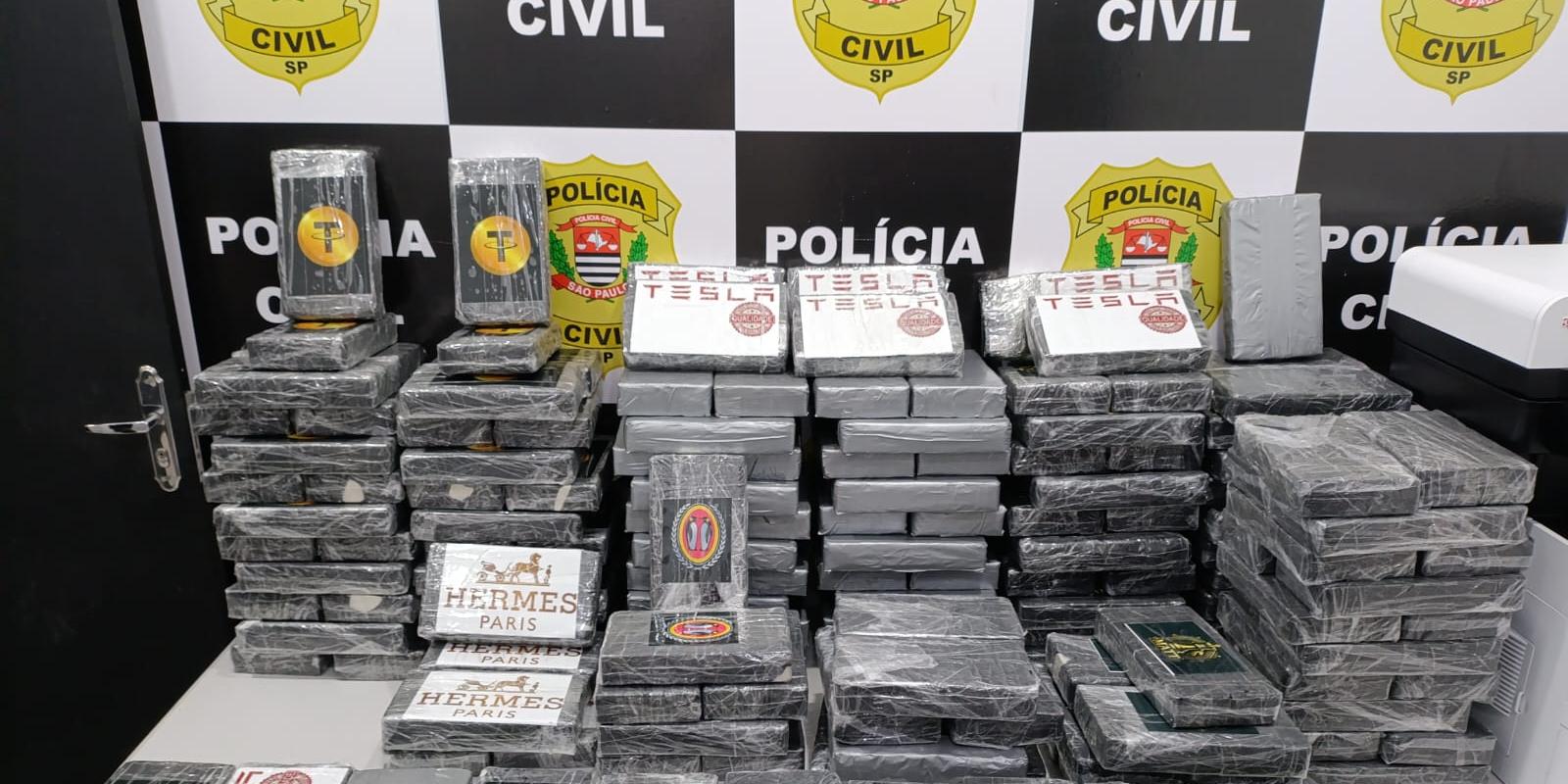 Material foi aprendido em suposta casa de festas