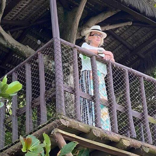 A mansão de Ana Maria Braga no litoral de São Paulo tem um mirante com vista para o mar, chamado de 'Casa do Tarzan'