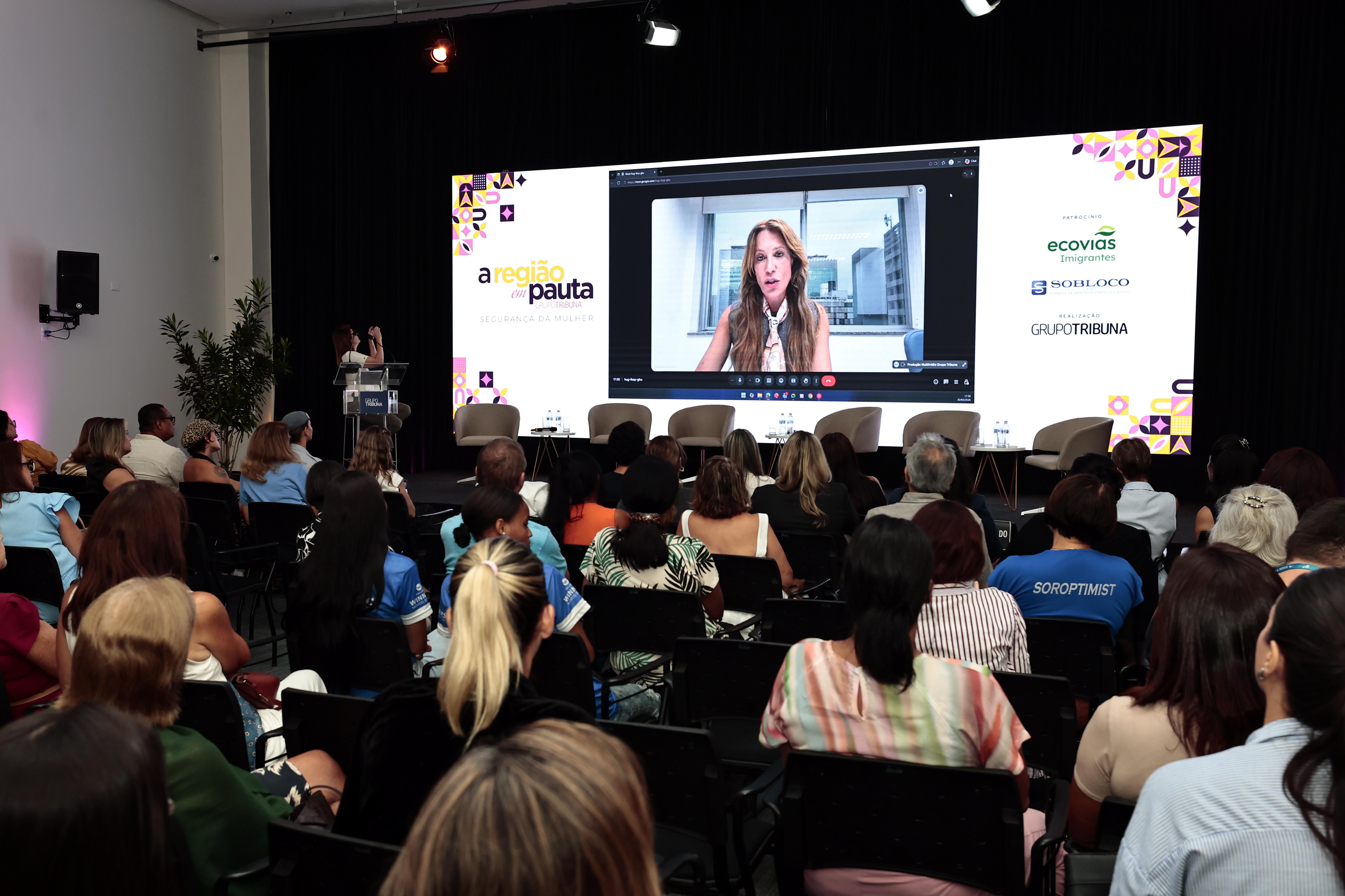Gabriela Manssur participou de forma remota do encontro: potência