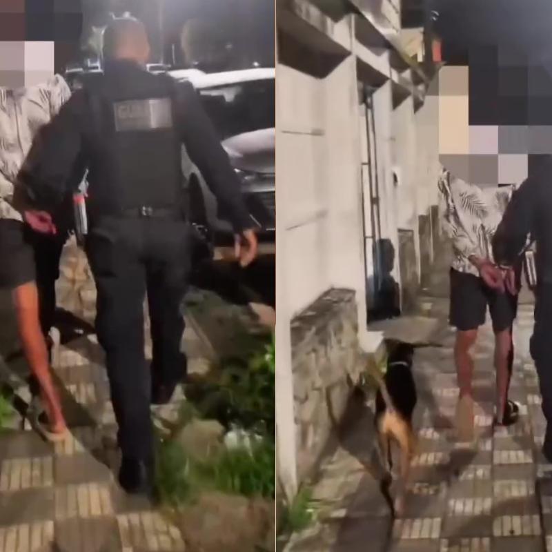 Suspeito foi preso em flagrante