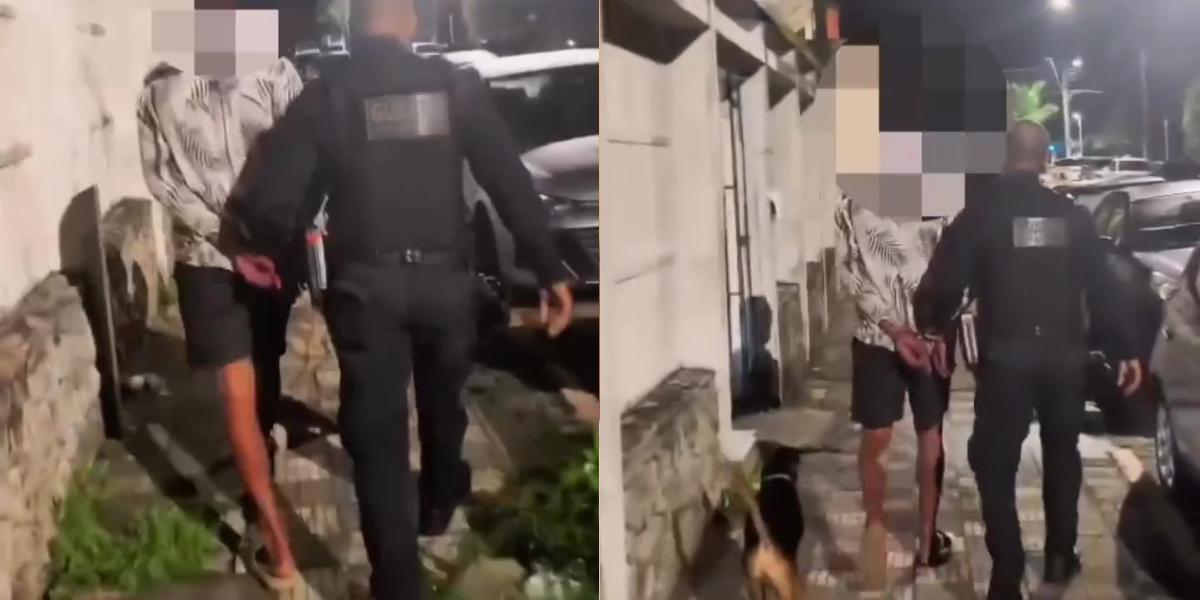 Suspeito foi preso em flagrante