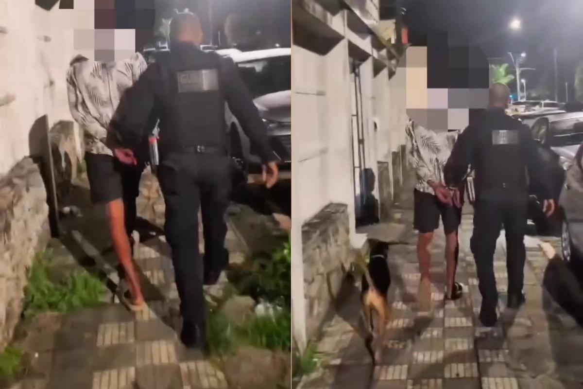 Suspeito foi preso em flagrante
