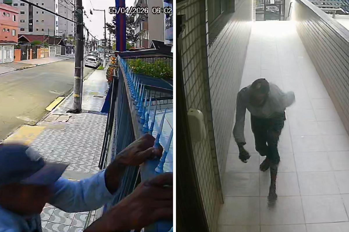 Ladrão invadiu condomínio, entrou em apartamento e furtou celular de adolescente na Vila Tupi, em Praia Grande