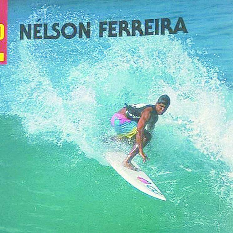 Nelson Ferreira terminou em quarto lugar no ranking nacional de surfe em 1987
