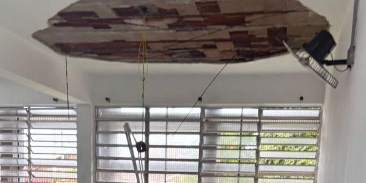 Incidente foi na Escola Estadual Júlio Secco de Carvalho, em Praia Grande