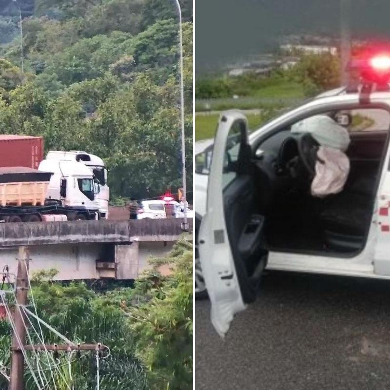 Dois policiais tiveram ferimentos leves