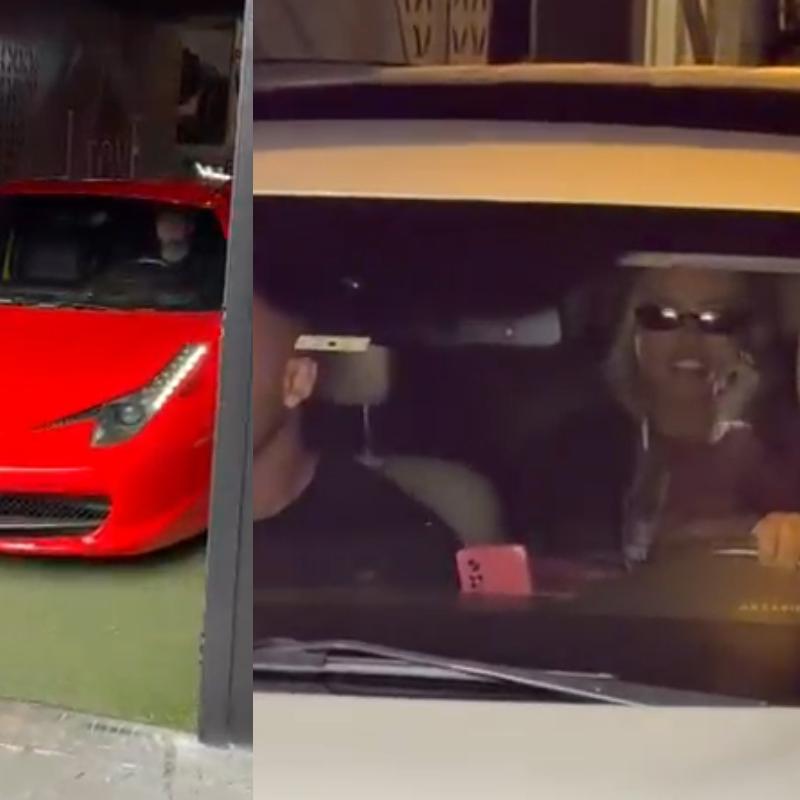 Virgínia não saiu na Ferrari 458, mas sim em um Mitisubishi Pajero