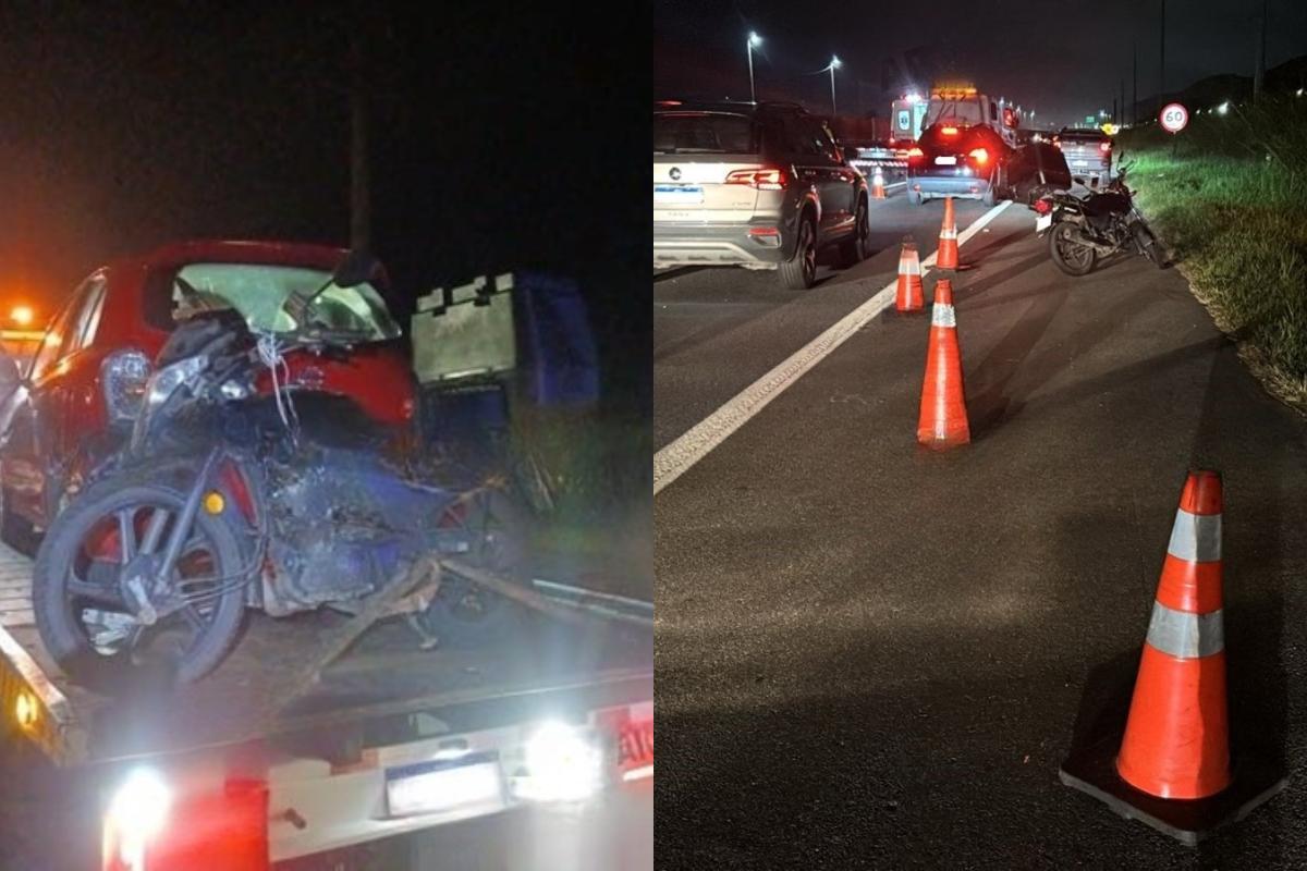 O motociclista morreu no local