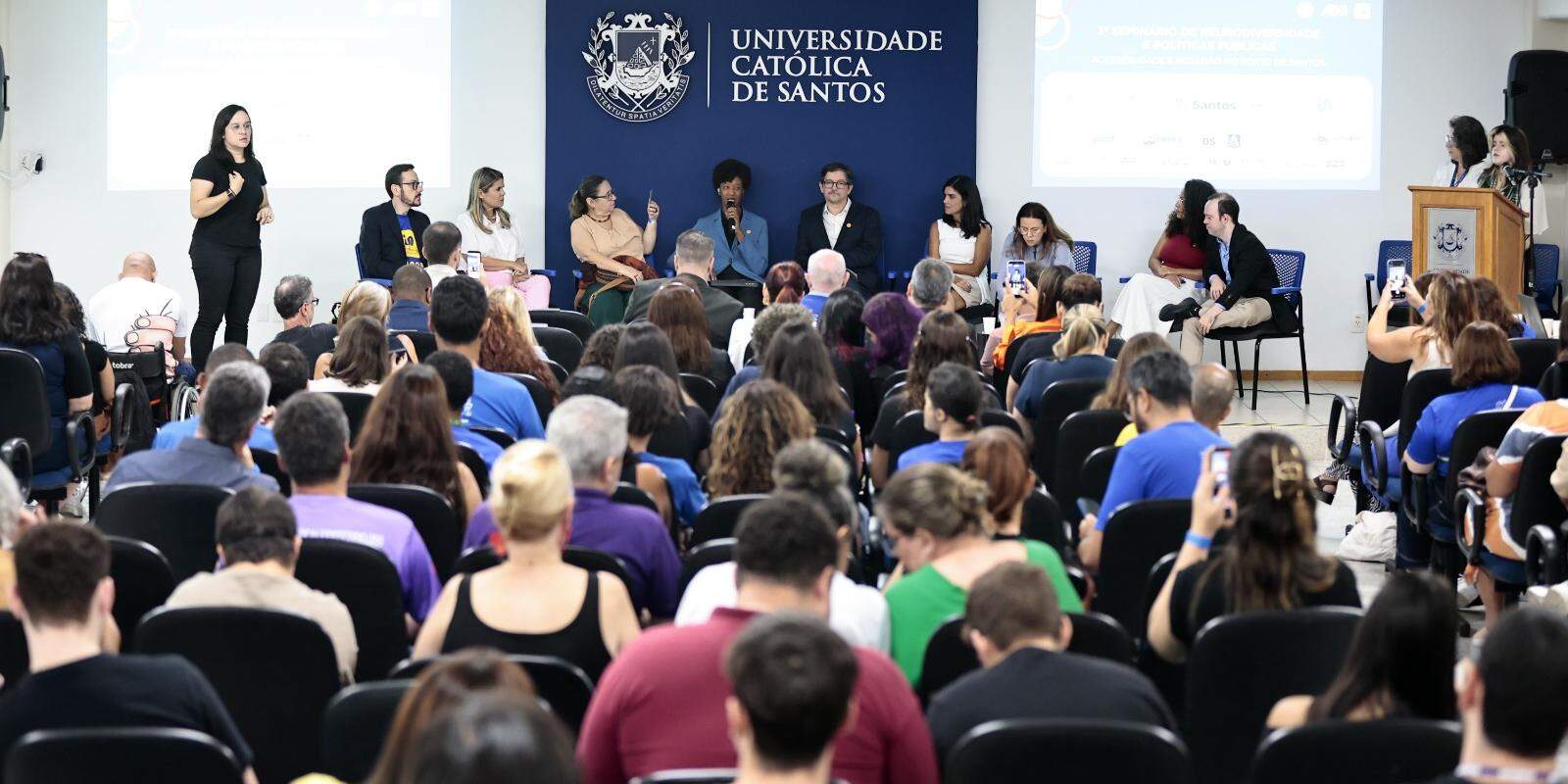 3° Seminário de Neurodiversidade e Políticas Públicas reuniu nesta sexta-feira, em Santos, especialistas e autoridades ligadas ao setor de inclusão
