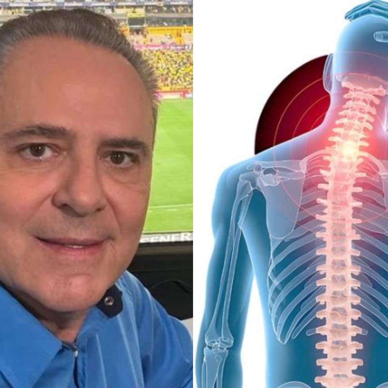 Luís Roberto (esq.) está fora das transmissões da Copa do Mundo por conta de uma neoplasia cervical