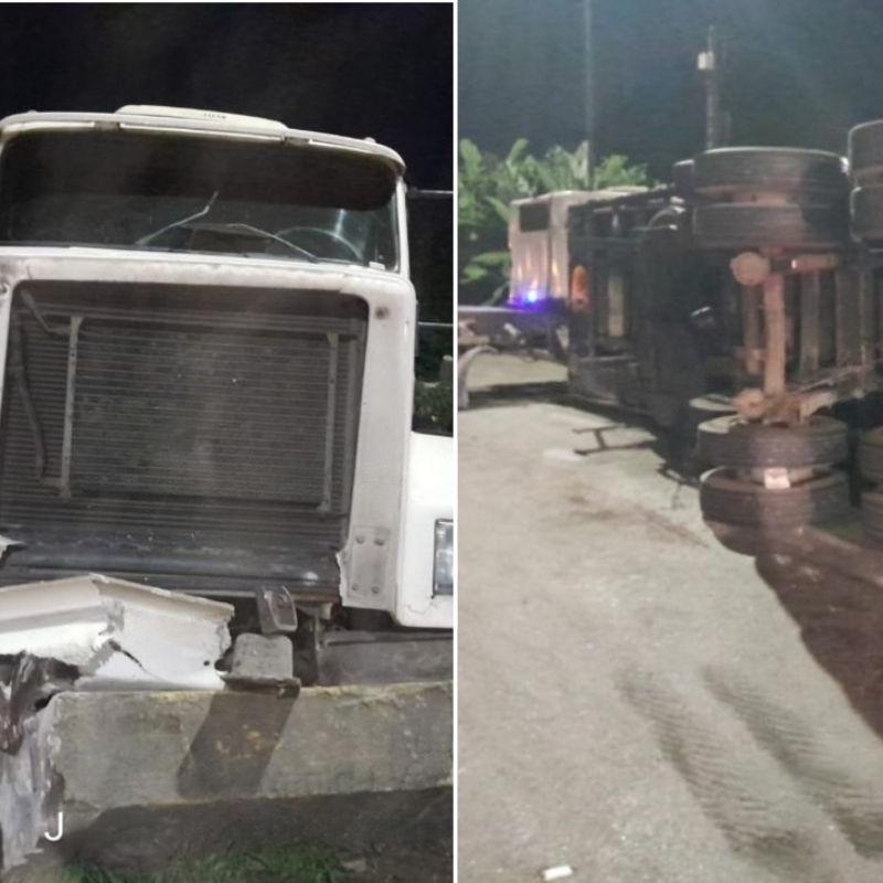 Acidente aconteceu por voltas das 3h41