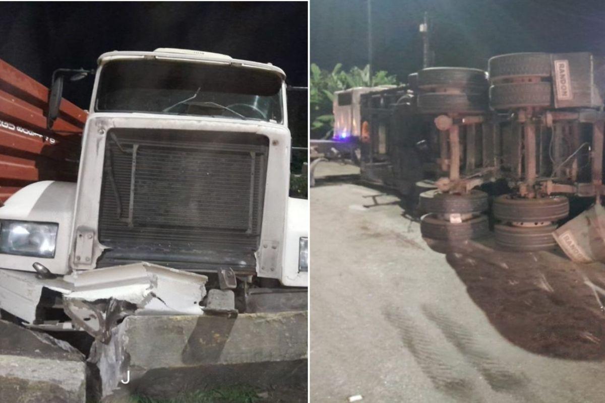 Acidente aconteceu por voltas das 3h41