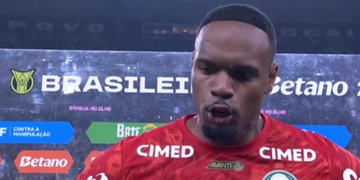 Palmeiras repudia injúria racista contra Carlos Miguel em clássico com o Corinthians