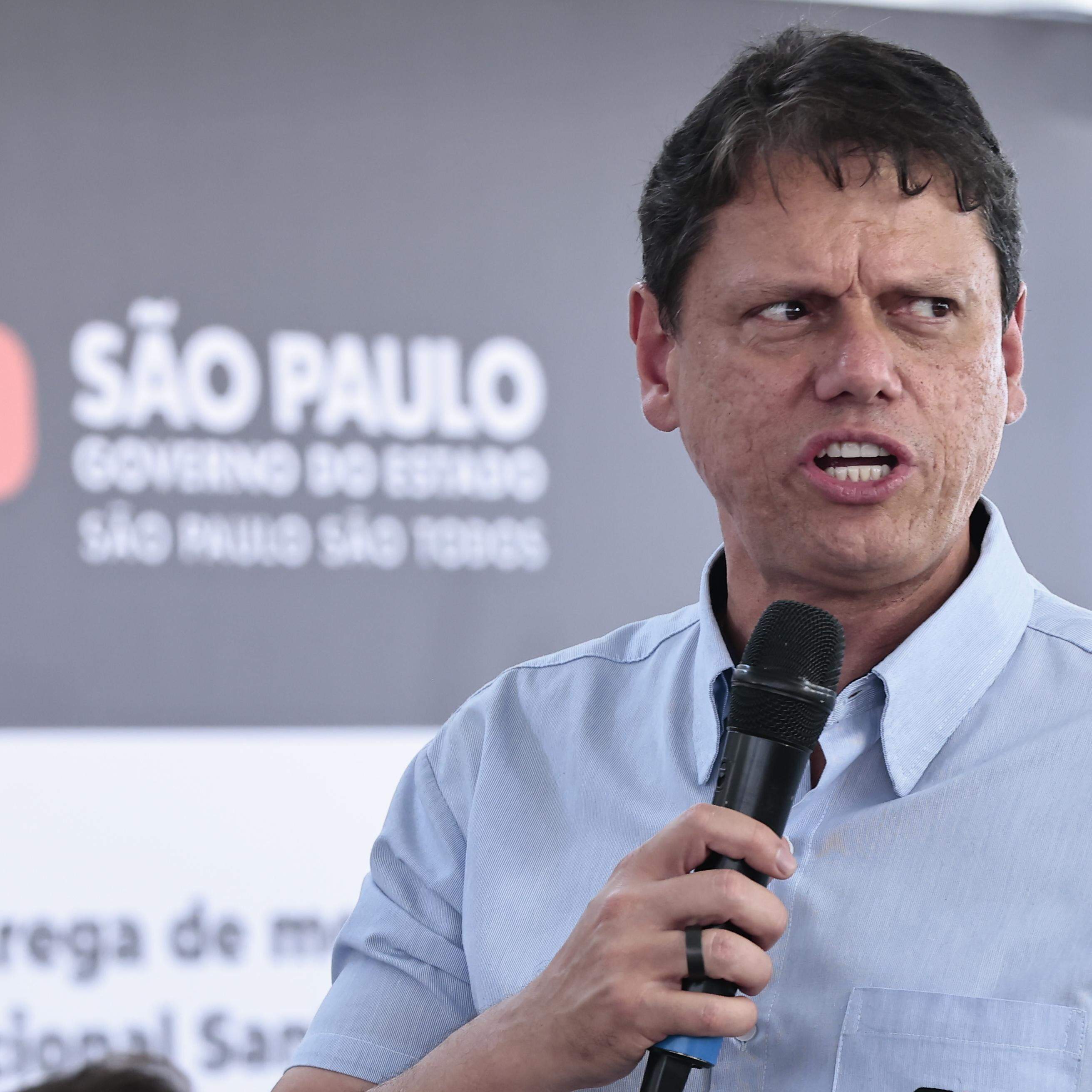 Visita do governador Tarcísio de Freitas (Republicanos) é esperada em Santos nesta quinta (30)