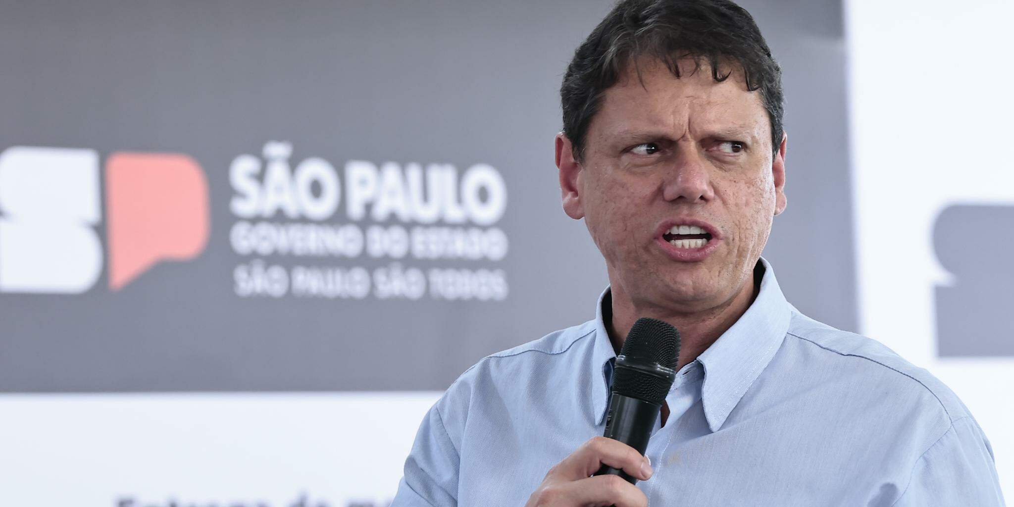 Tarcísio de Freitas (Republicanos), candidato à reeleição ao Governo de São Paulo