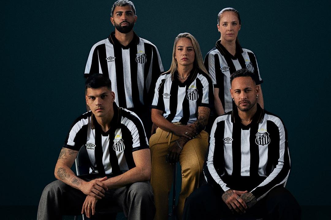 "As listras são um símbolo da história de quem nunca deixou de acreditar", postou o Santos no X