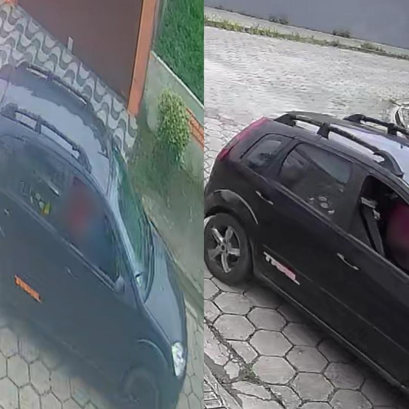 Gestos obscenos do motorista foram flagrados por câmeras de monitoramento da região