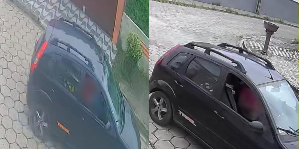 Gestos obscenos do motorista foram flagrados por câmeras de monitoramento da região