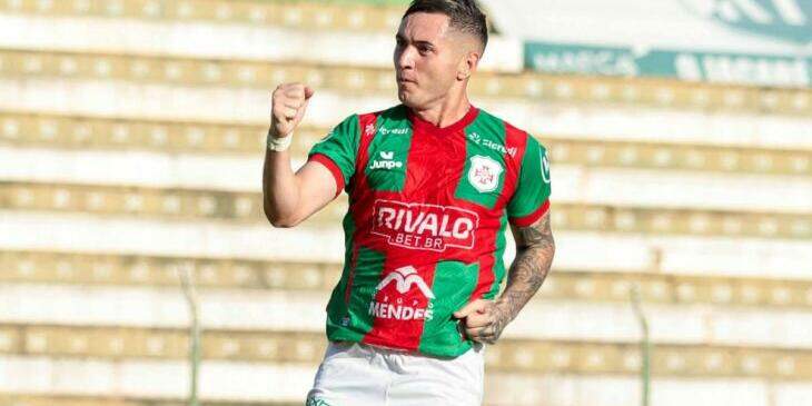 Lucas Xavier marcou o gol decisivo contra o Rio Preto no segundo tempo do confronto de ida, no Interiorr