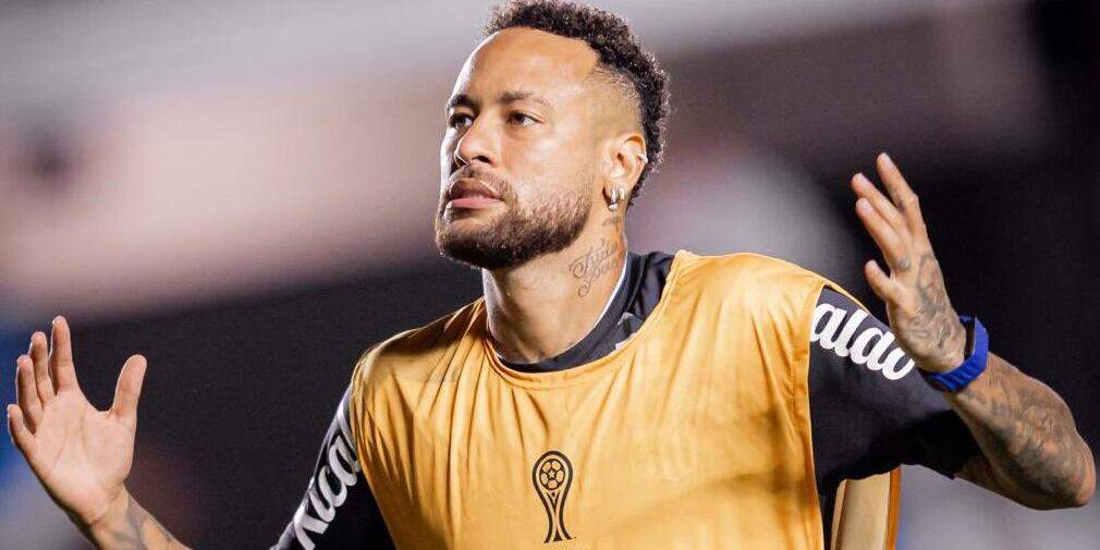 Neymar não gostou de ser cobrado por torcedores após empate frustrante na Copa Sul-Americana