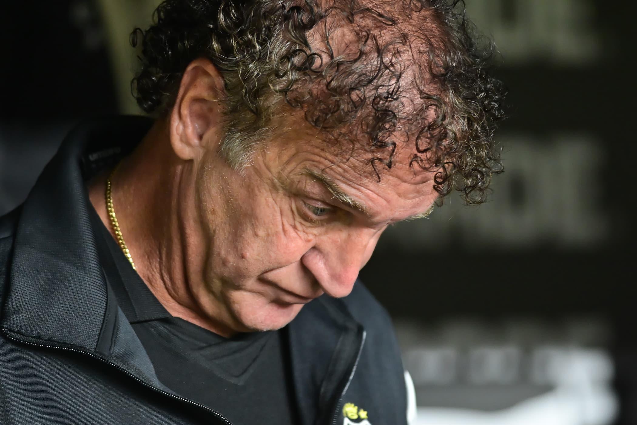 O técnico Cuca não escondeu a frustração após o empate contra o frágil Deportivo Recoleta na Vila