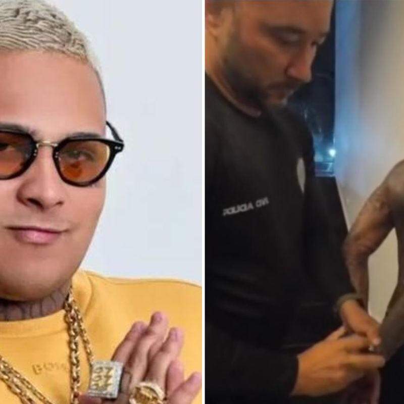 Operação prendeu os MCs Ryan (à esquerda), detido em Bertioga, e Poze do Rodo (à direita), preso em uma casa no bairro Recreio, no Rio de Janeiro