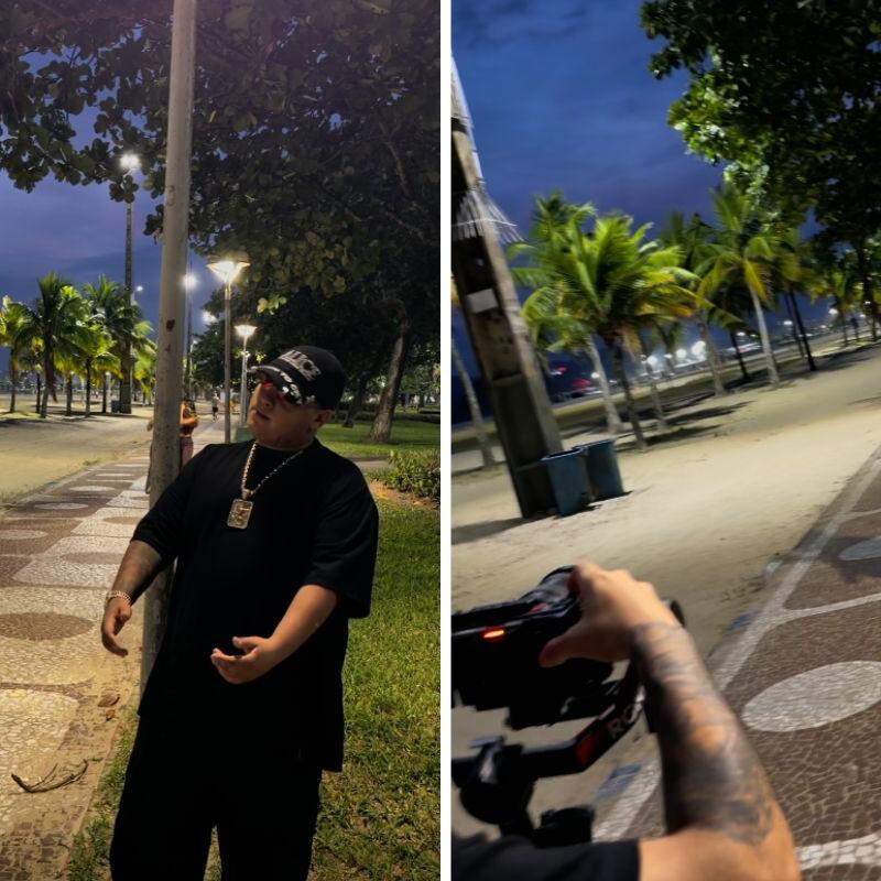 Cantor gravou clipe de música que faz referências à cidade; ele foi preso na manhã desta quarta-feira (15), em Bertioga