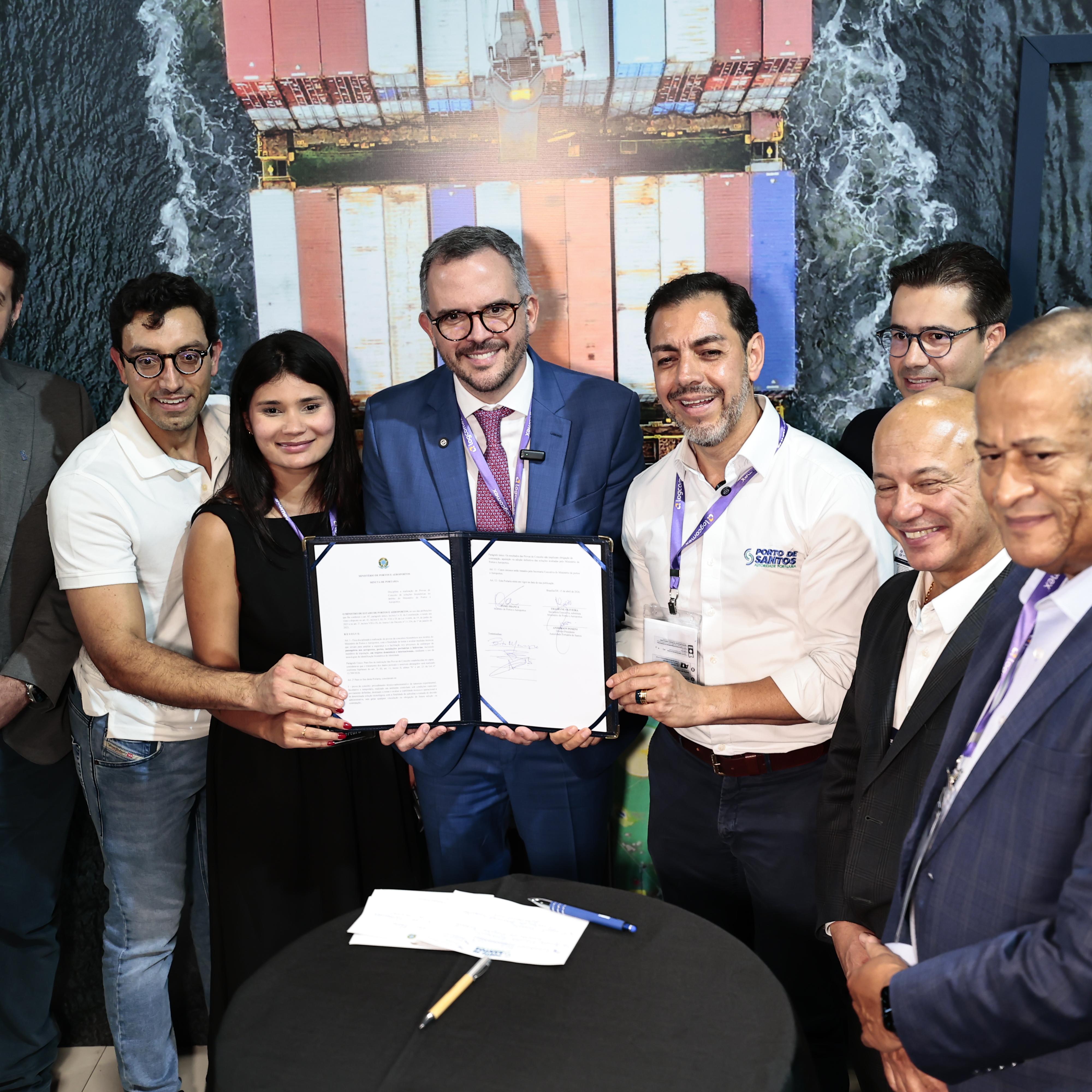 Expectativa é de que o ministro Tomé Franca esteja presente na inauguração do canteiro de obras do túnel Santos-Guarujá, até maio