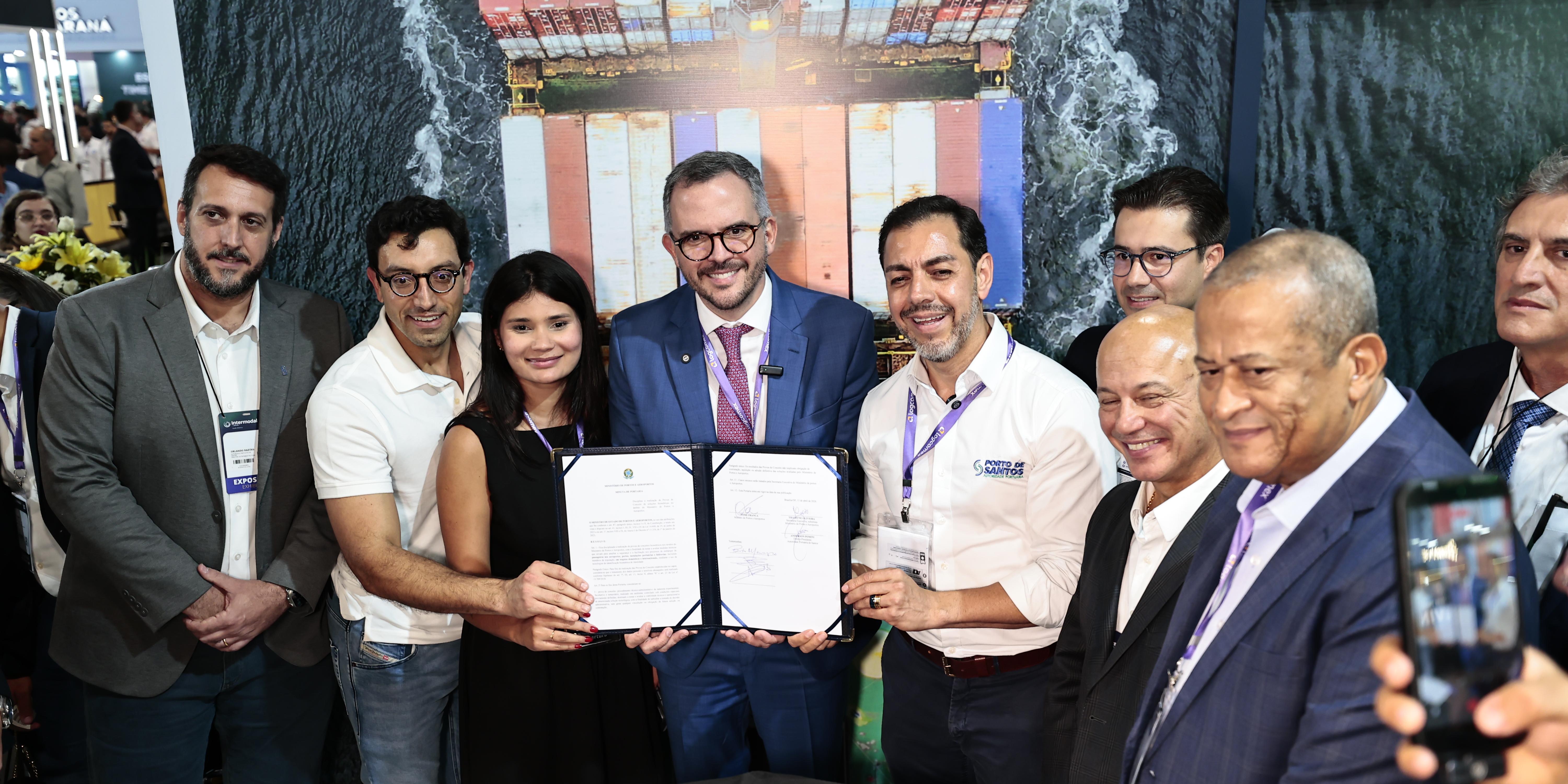 Expectativa é de que o ministro Tomé Franca esteja presente na inauguração do canteiro de obras do túnel Santos-Guarujá, até maio
