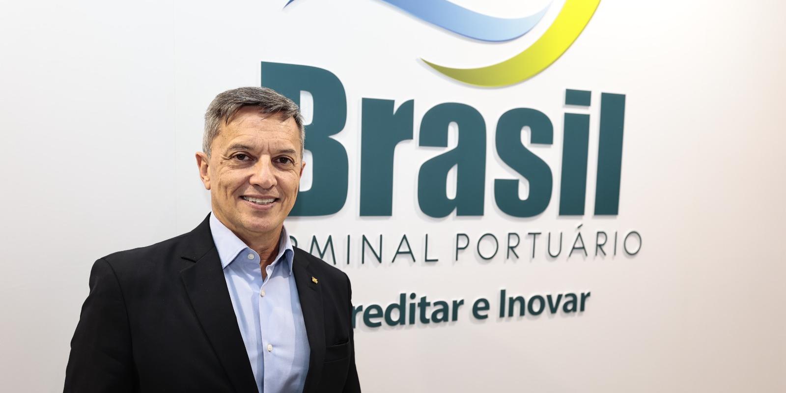 CEO da BTP, Cláudio Oliveira destaca expansão de terminal para atender à demanda por mais capacidade no Porto de Santos