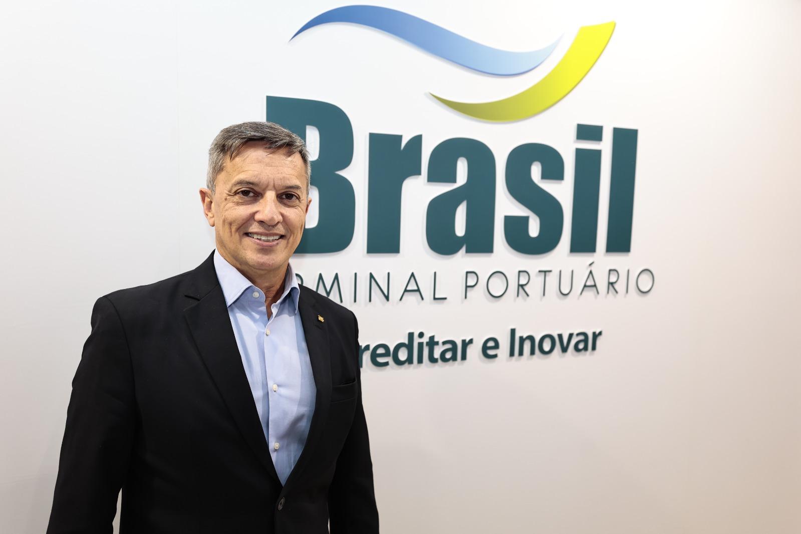 CEO da BTP, Cláudio Oliveira destaca expansão de terminal para atender à demanda por mais capacidade no Porto de Santos