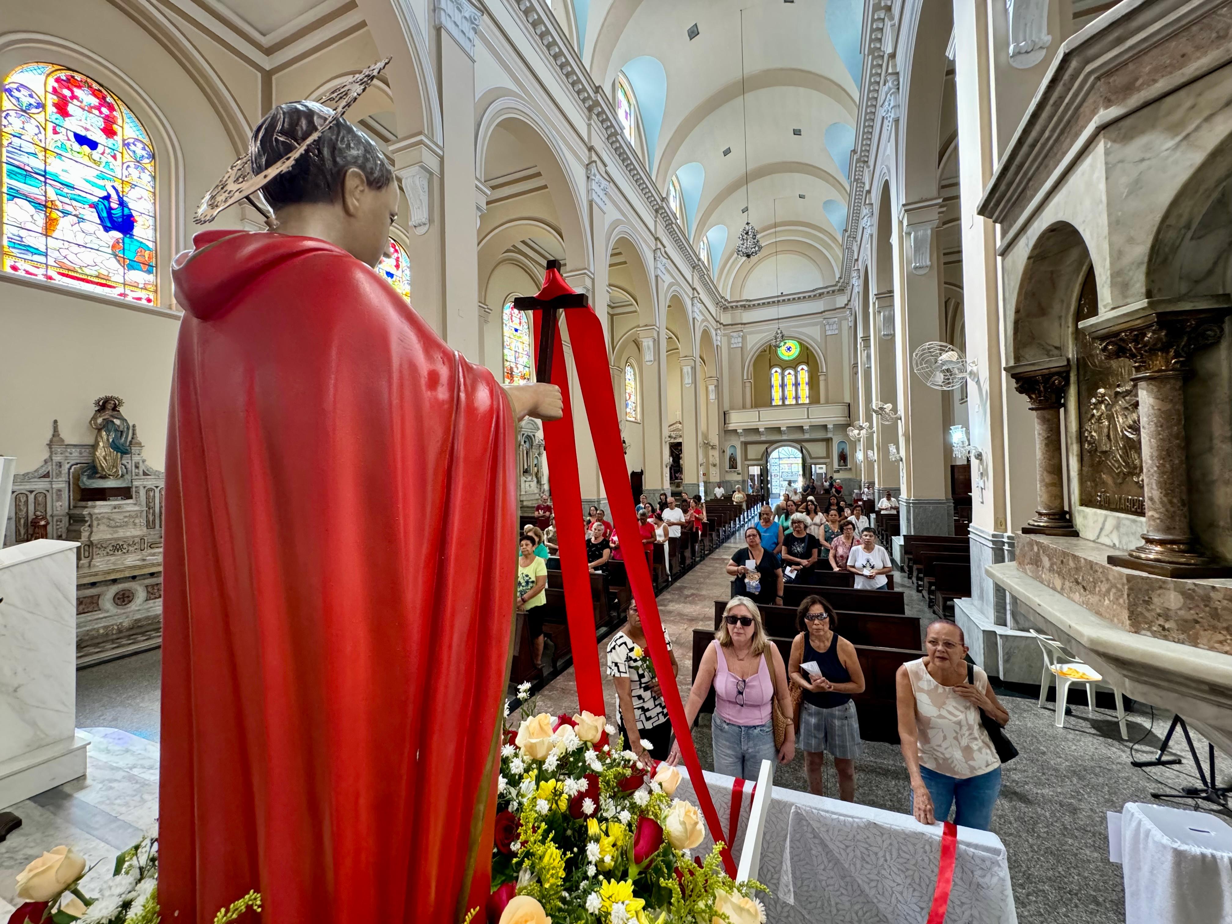 Na Paróquia Coração de Maria (foto) e na Comunidade S. Francisco de Assis e Sto. Expedito, celebrações