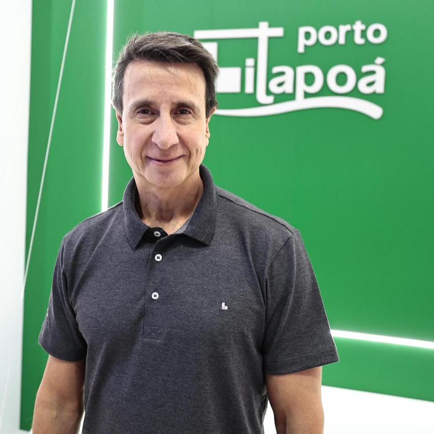 Ricardo Arten, CEO do Porto Itapoá, está está sempre pensando nas próximas ampliações
