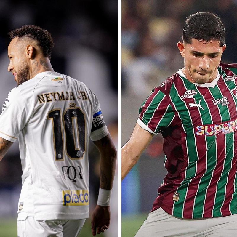 Santos e Fluminense buscam espantar má fase no jogo deste domingo (16)