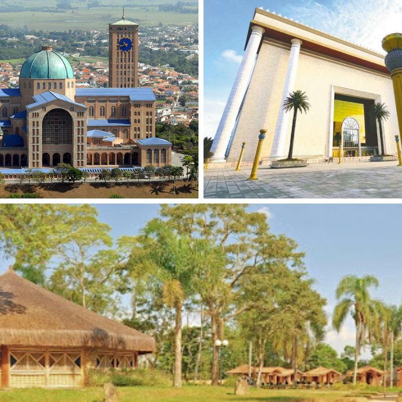 Santuário da Aparecida, Templo de Salomão e Templo Guaracy do Brasil