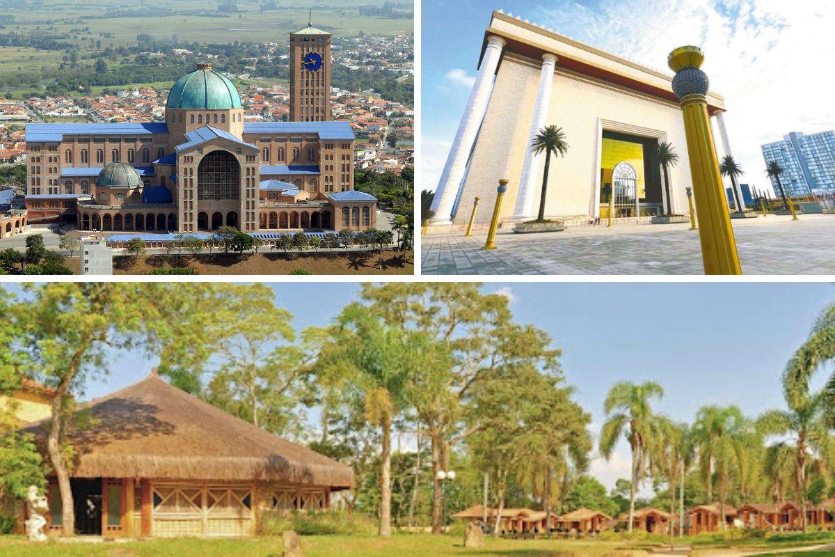 Santuário da Aparecida, Templo de Salomão e Templo Guaracy do Brasil