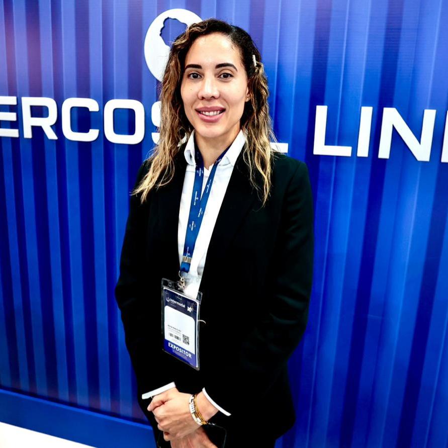 A CEO da CMA CGM no Brasil, Neusa Marcelino destaca as subsidiárias, como a Mercosul Line