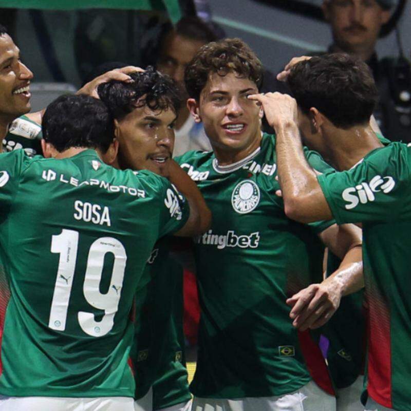 Gustavo Gomez marcou o gol do Verdão