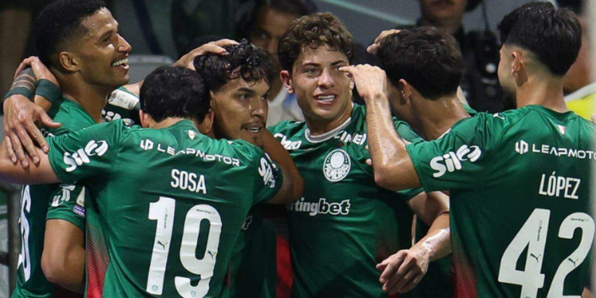 Gustavo Gomez marcou o gol do Verdão