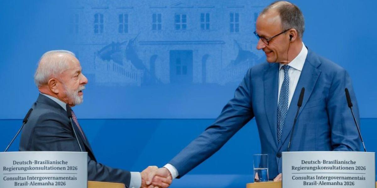 O ato foi firmado durante visita do presidente Lula, que se reuniu com o chanceler do país, Friedrich Merz