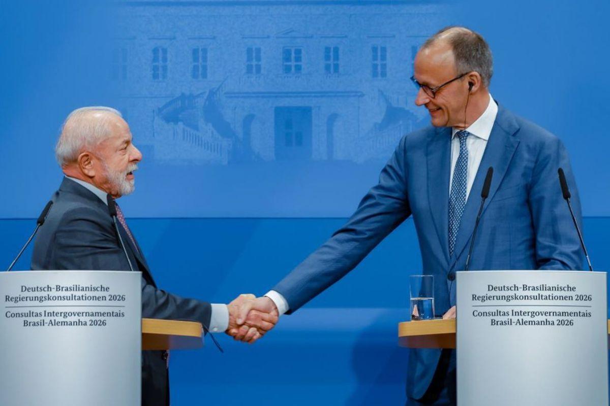 O ato foi firmado durante visita do presidente Lula, que se reuniu com o chanceler do país, Friedrich Merz