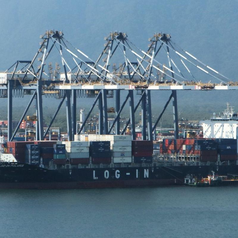 Estado de São Paulo aparece em segundo lugar, com 9,9 milhões de toneladas por meio da cabotagem