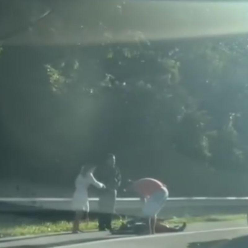 Ciclista foi atingido na traseira quando passava pelo acostamento da Rodovia Rio-Santos, em Bertioga