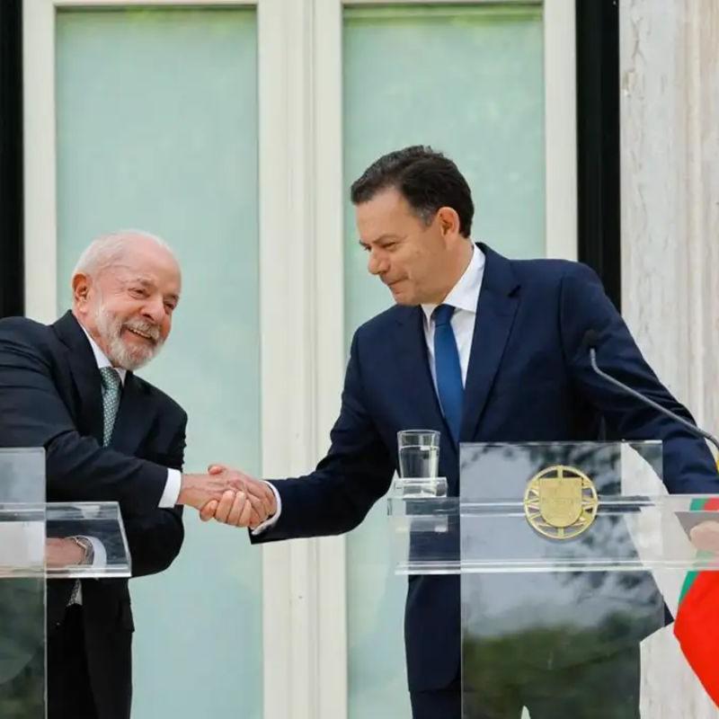 Lula se reuniu pela primeira vez com o presidente português, António José Seguro