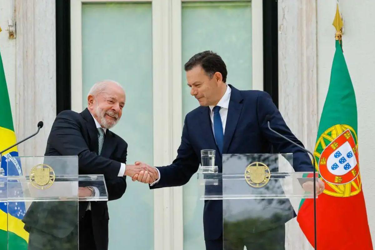 Lula se reuniu pela primeira vez com o presidente português, António José Seguro