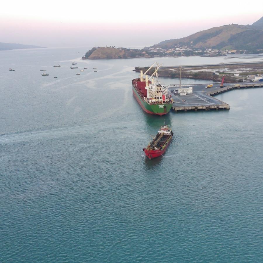 Natural channel depth, reaching up to 42 meters in some sections, allows the operation of larger vessels