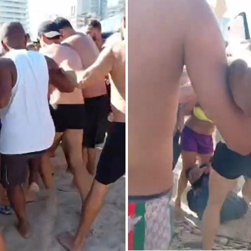 Adolescente foi detido e agredido por banhistas que frequentavam a praia do bairro Aviação, em Praia Grande; em seguida, ele foi conduzido por agentes da GCM à delegacia